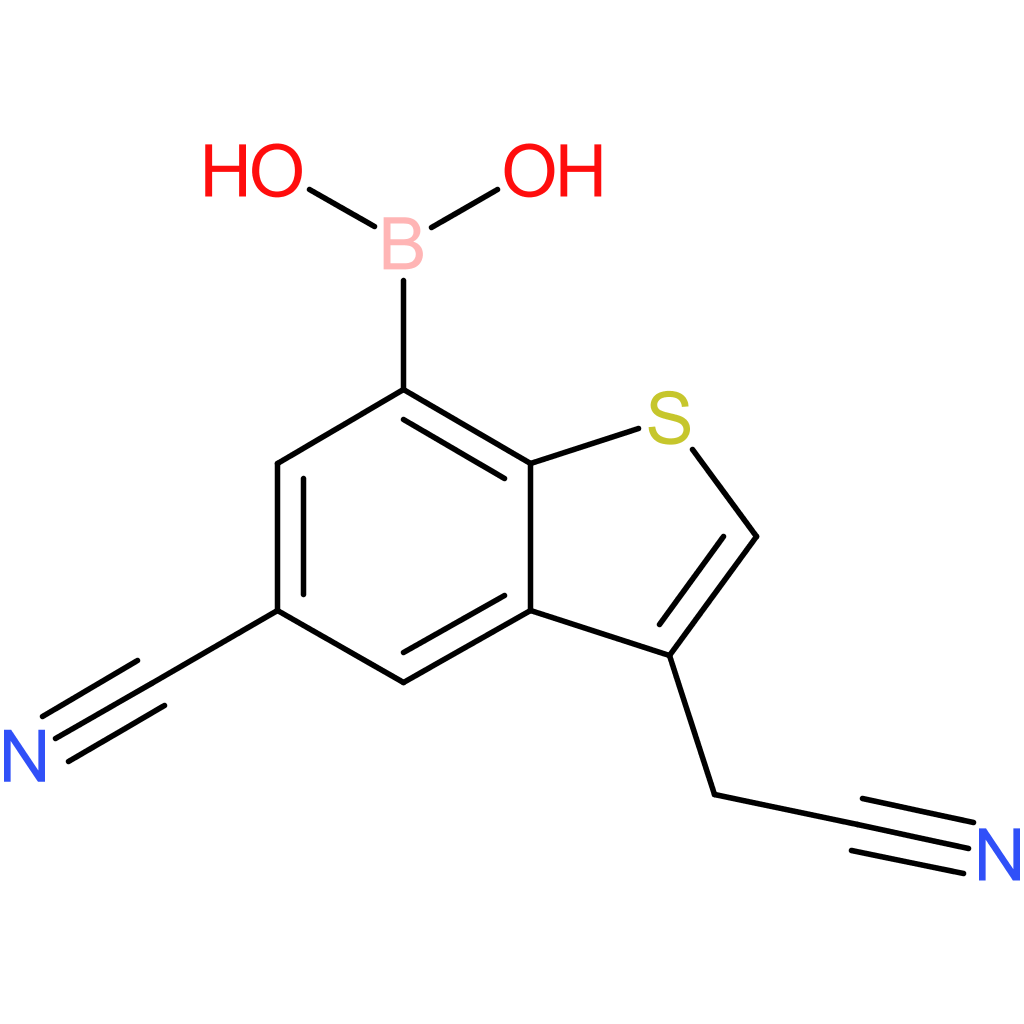 7-borono-5-cyanobenzothiophene-3-acetonitrile