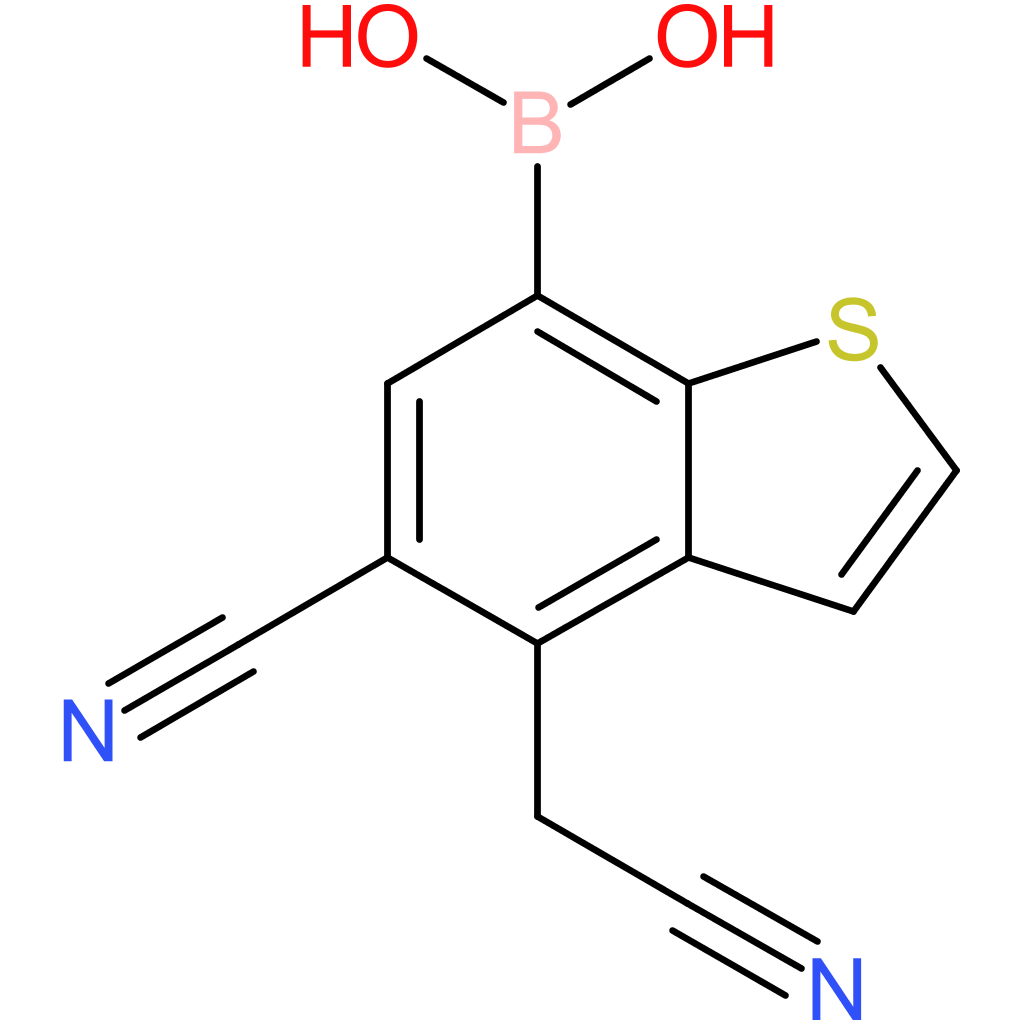 7-borono-5-cyanobenzothiophene-4-acetonitrile