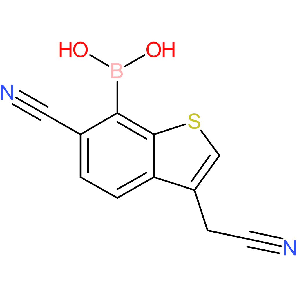7-borono-6-cyanobenzothiophene-3-acetonitrile