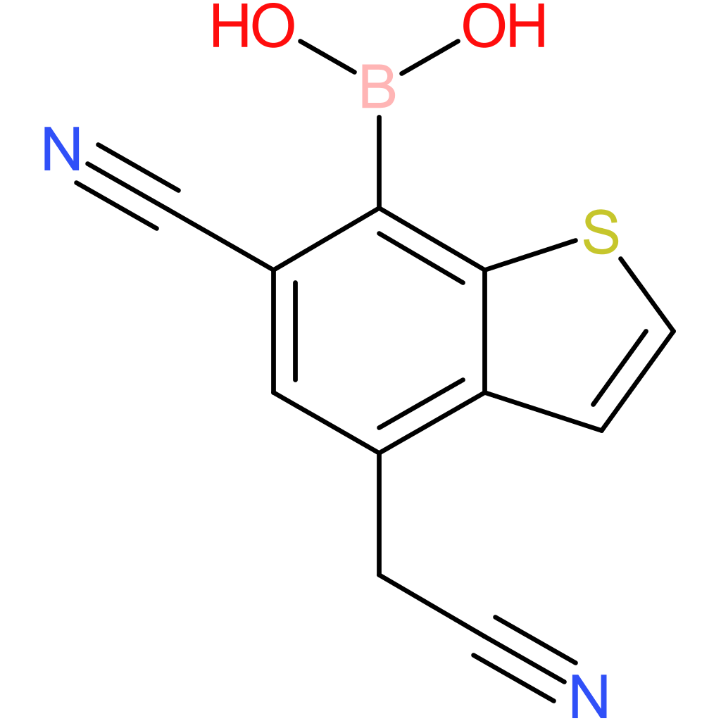7-borono-6-cyanobenzothiophene-4-acetonitrile