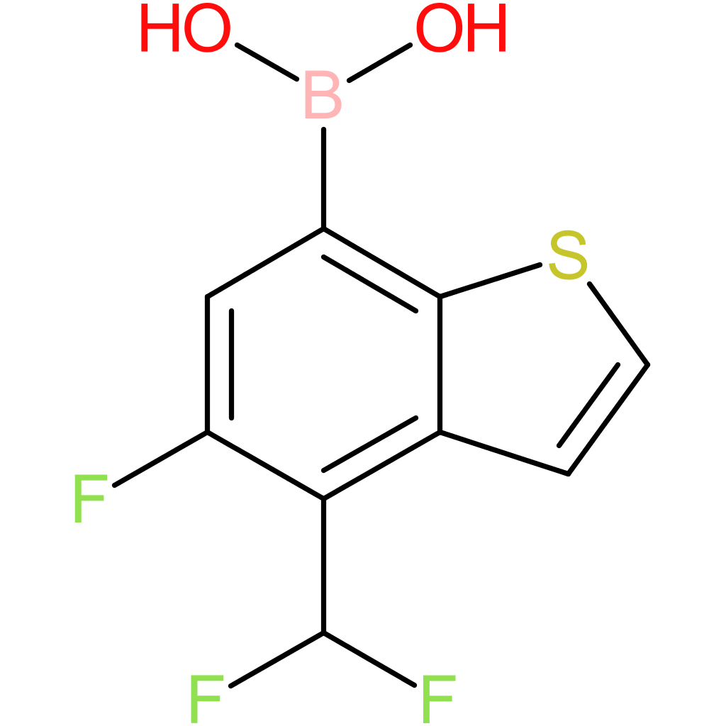 4-(difluoromethyl)-5-fluorobenzothiophene-7-boronic acid