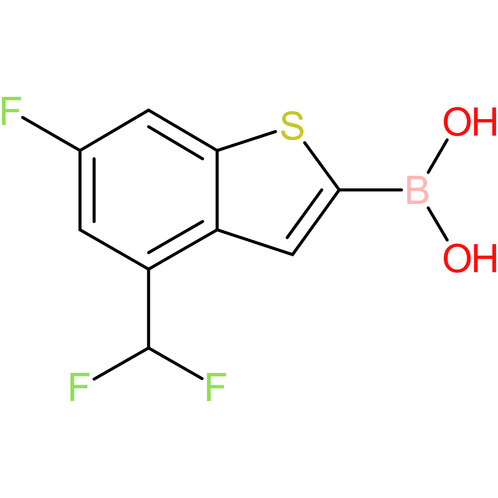 4-(difluoromethyl)-6-fluorobenzothiophene-2-boronic acid