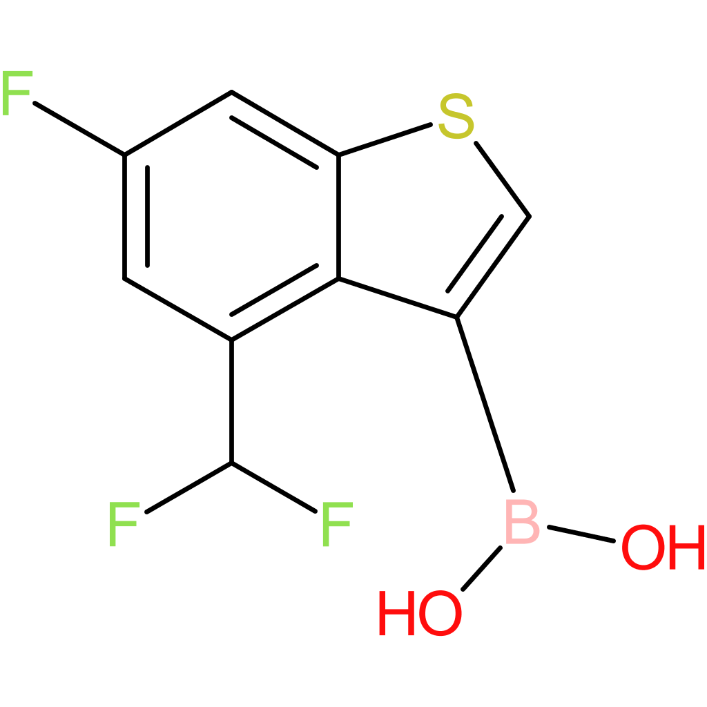 4-(difluoromethyl)-6-fluorobenzothiophene-3-boronic acid
