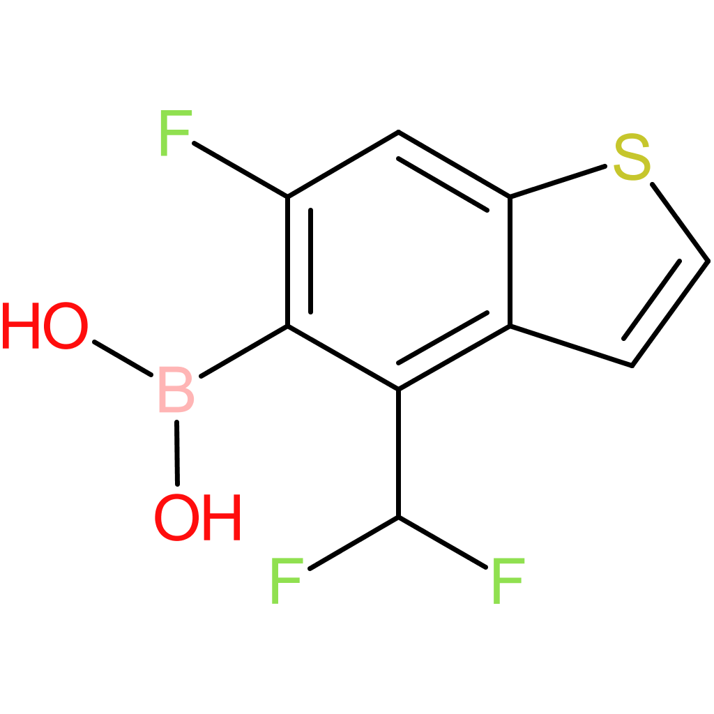 4-(difluoromethyl)-6-fluorobenzothiophene-5-boronic acid