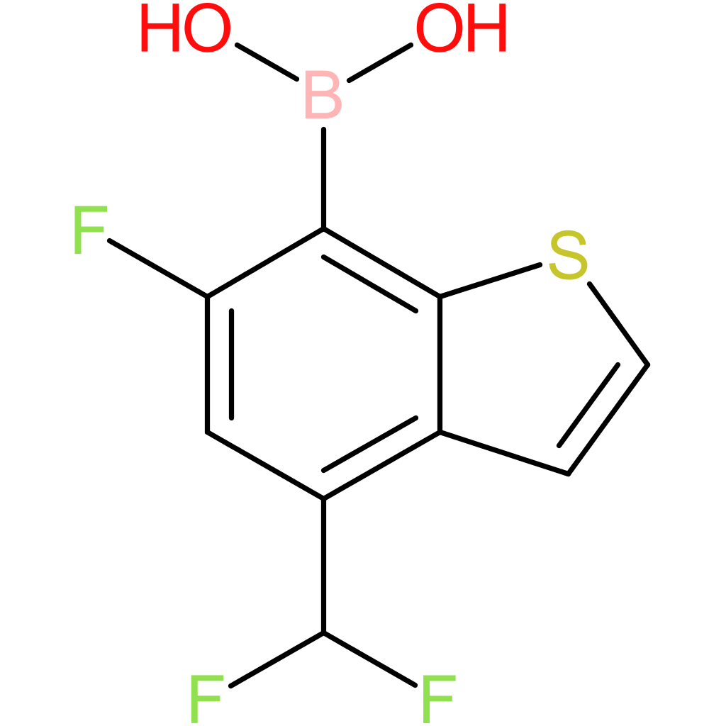 4-(difluoromethyl)-6-fluorobenzothiophene-7-boronic acid