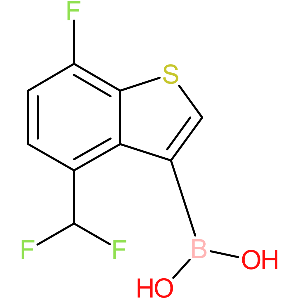 4-(difluoromethyl)-7-fluorobenzothiophene-3-boronic acid