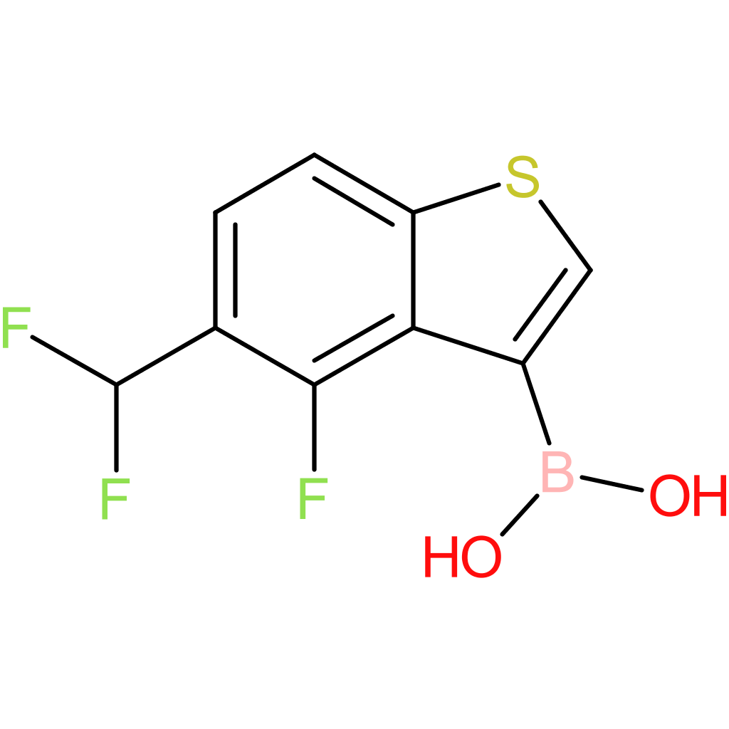 5-(difluoromethyl)-4-fluorobenzothiophene-3-boronic acid