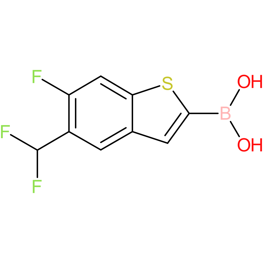 5-(difluoromethyl)-6-fluorobenzothiophene-2-boronic acid