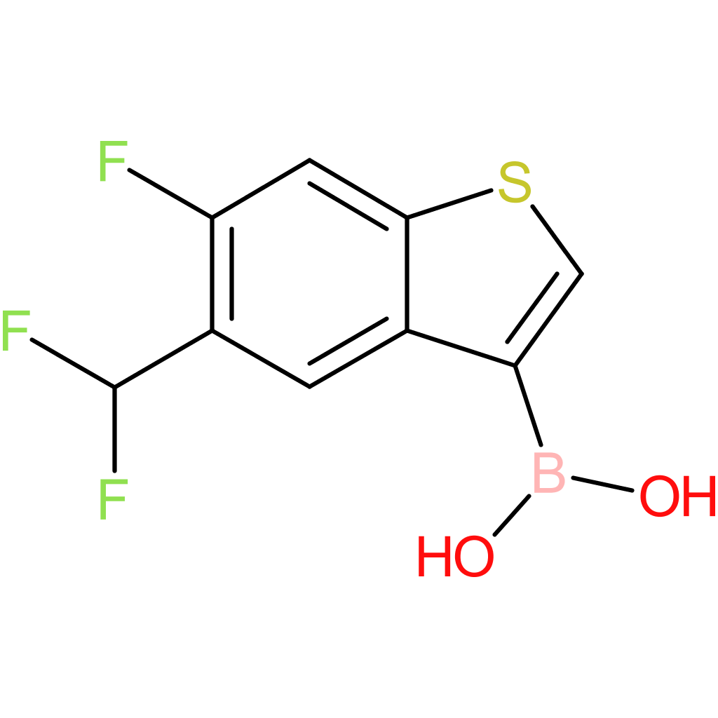5-(difluoromethyl)-6-fluorobenzothiophene-3-boronic acid