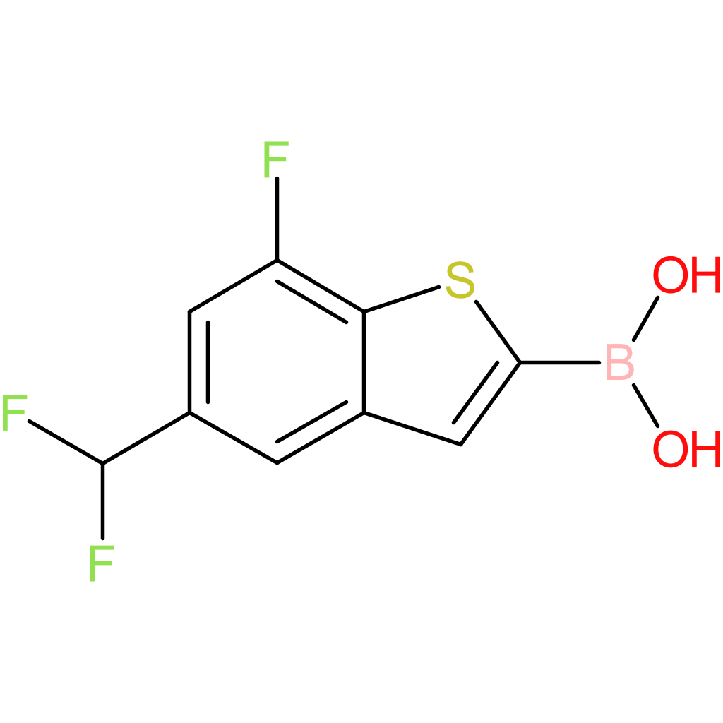 5-(difluoromethyl)-7-fluorobenzothiophene-2-boronic acid