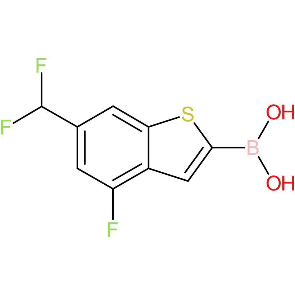 6-(difluoromethyl)-4-fluorobenzothiophene-2-boronic acid