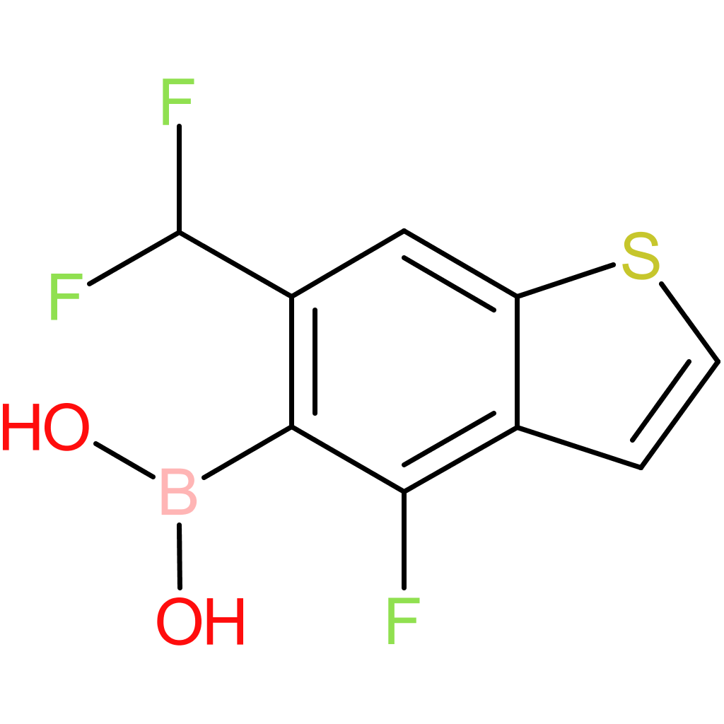 6-(difluoromethyl)-4-fluorobenzothiophene-5-boronic acid