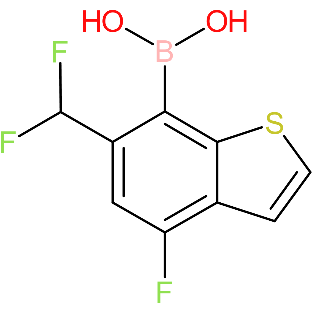 6-(difluoromethyl)-4-fluorobenzothiophene-7-boronic acid
