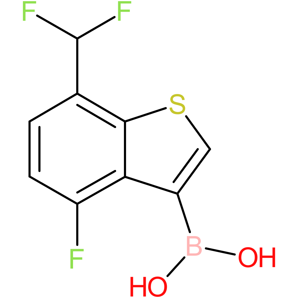 7-(difluoromethyl)-4-fluorobenzothiophene-3-boronic acid