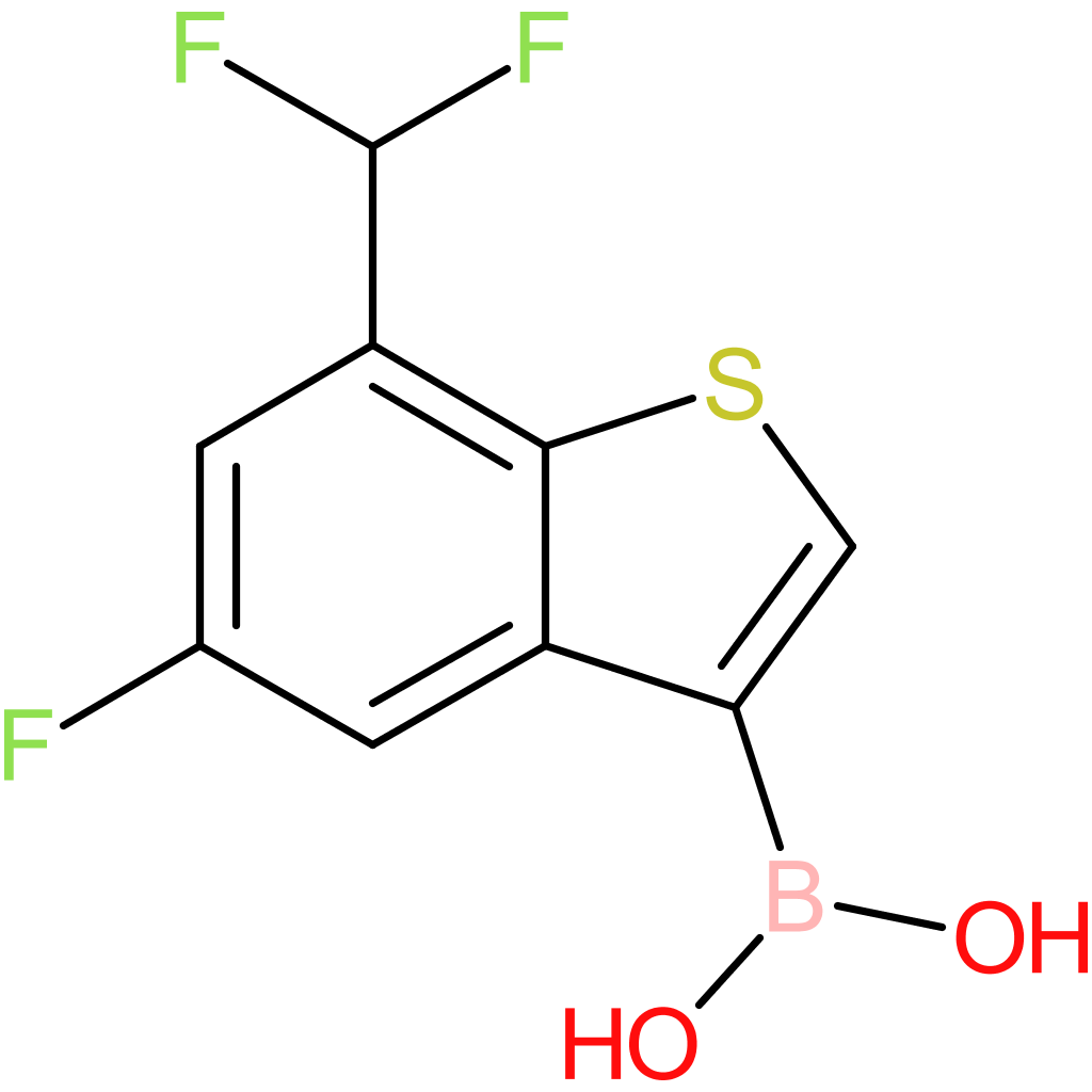 7-(difluoromethyl)-5-fluorobenzothiophene-3-boronic acid