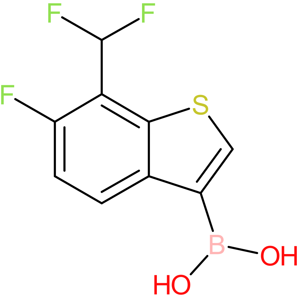 7-(difluoromethyl)-6-fluorobenzothiophene-3-boronic acid