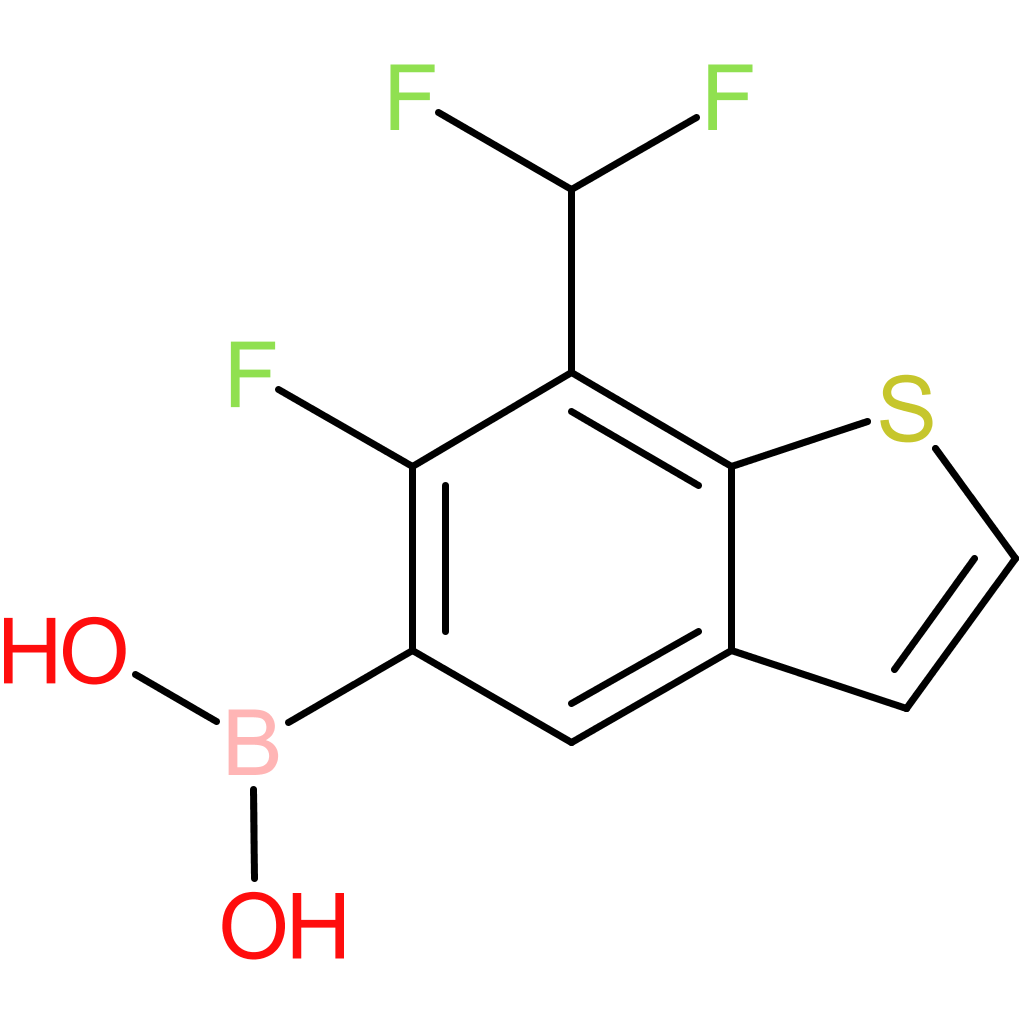 7-(difluoromethyl)-6-fluorobenzothiophene-5-boronic acid