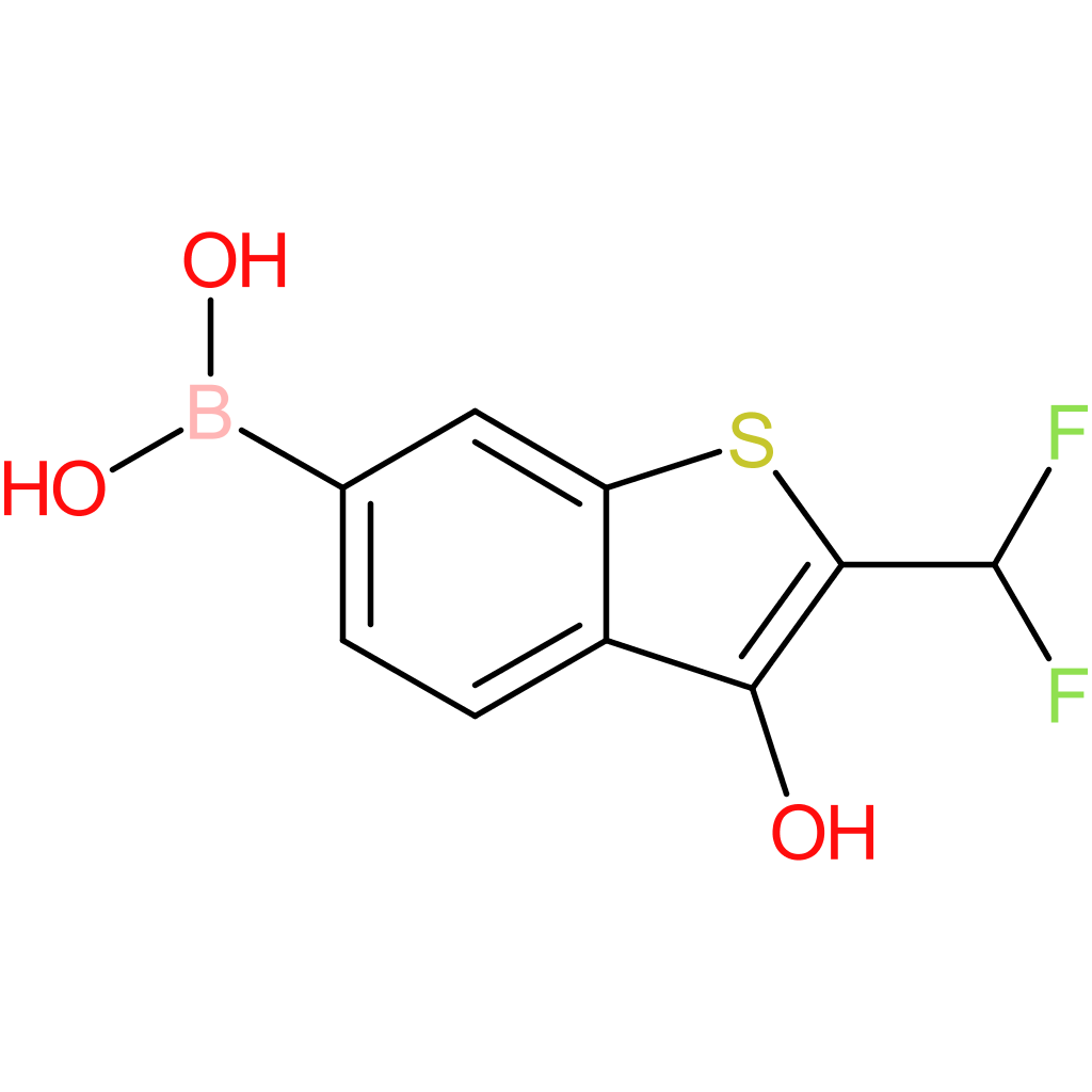 2-(difluoromethyl)-3-hydroxybenzothiophene-6-boronic acid
