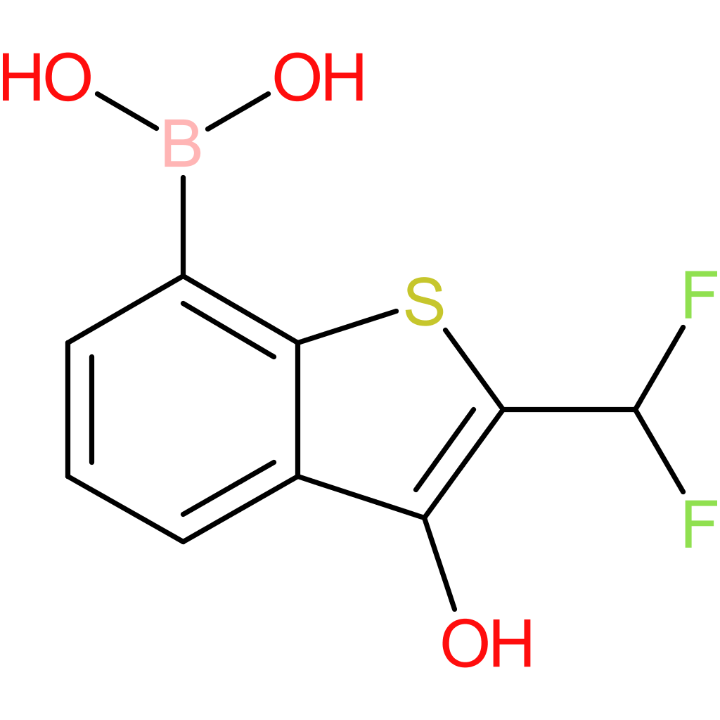2-(difluoromethyl)-3-hydroxybenzothiophene-7-boronic acid