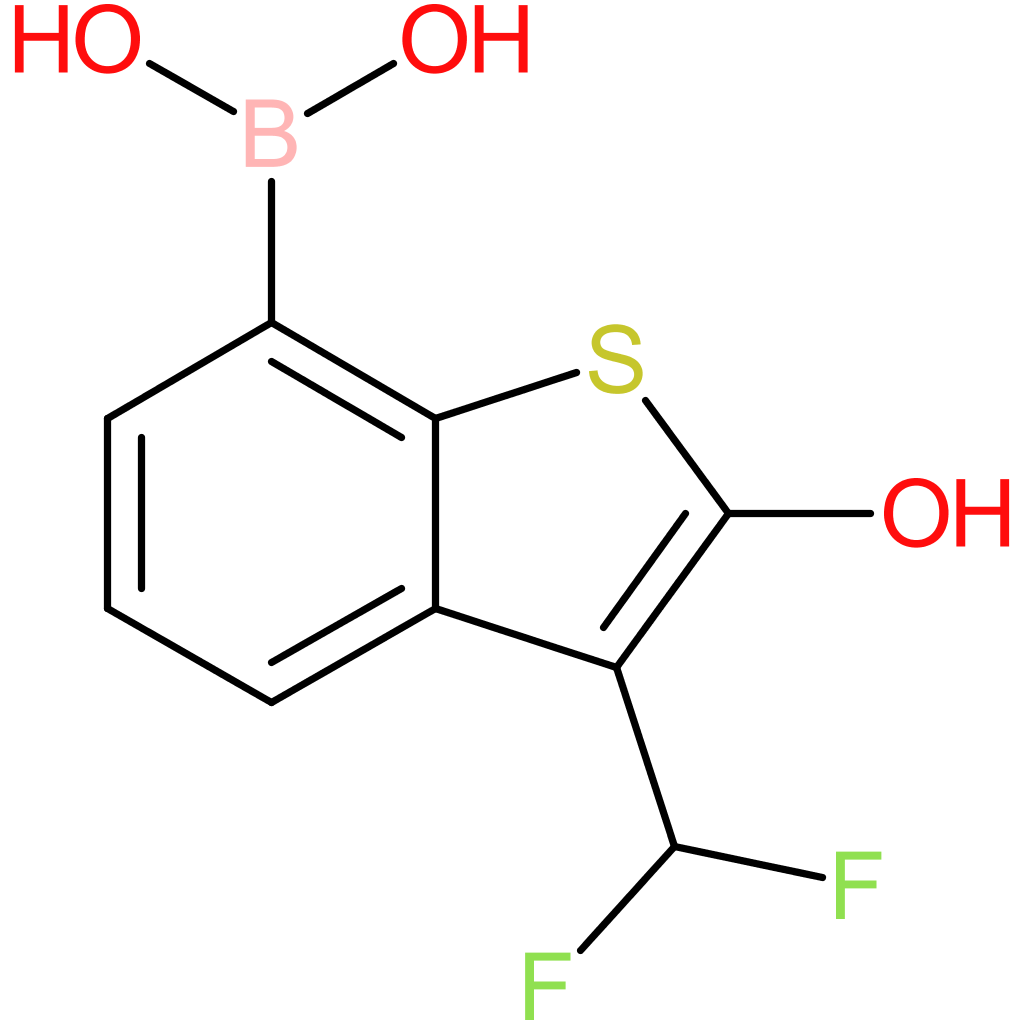 3-(difluoromethyl)-2-hydroxybenzothiophene-7-boronic acid