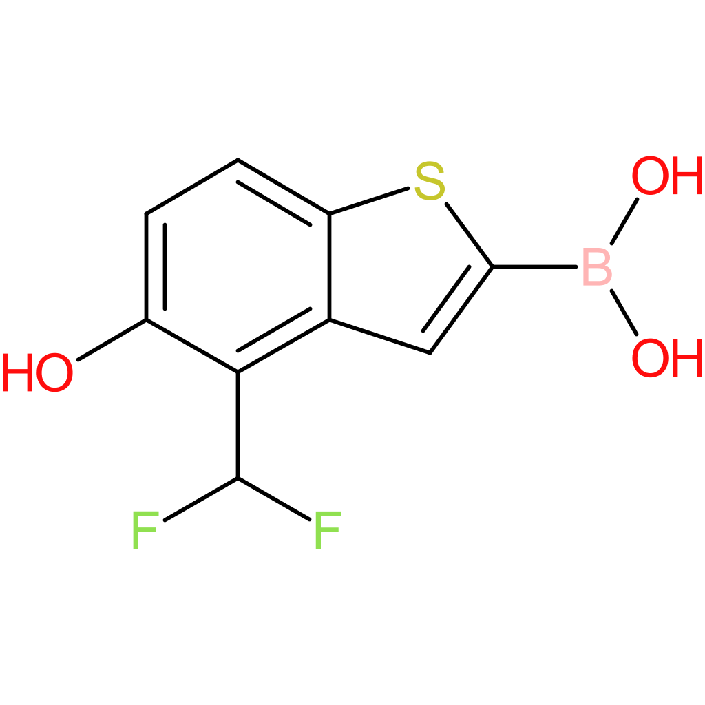 4-(difluoromethyl)-5-hydroxybenzothiophene-2-boronic acid