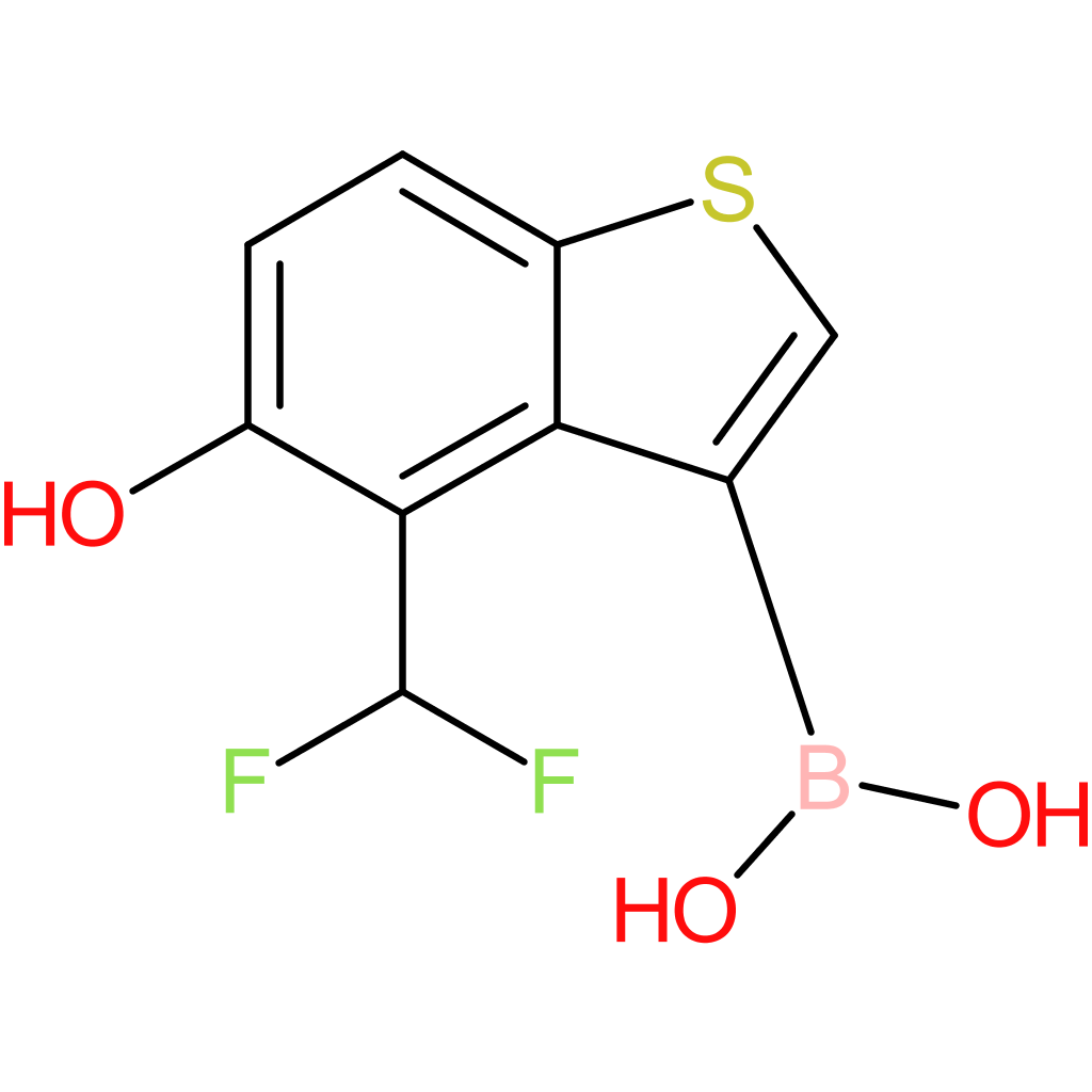 4-(difluoromethyl)-5-hydroxybenzothiophene-3-boronic acid