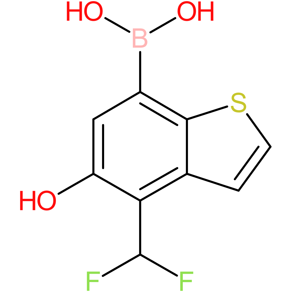4-(difluoromethyl)-5-hydroxybenzothiophene-7-boronic acid