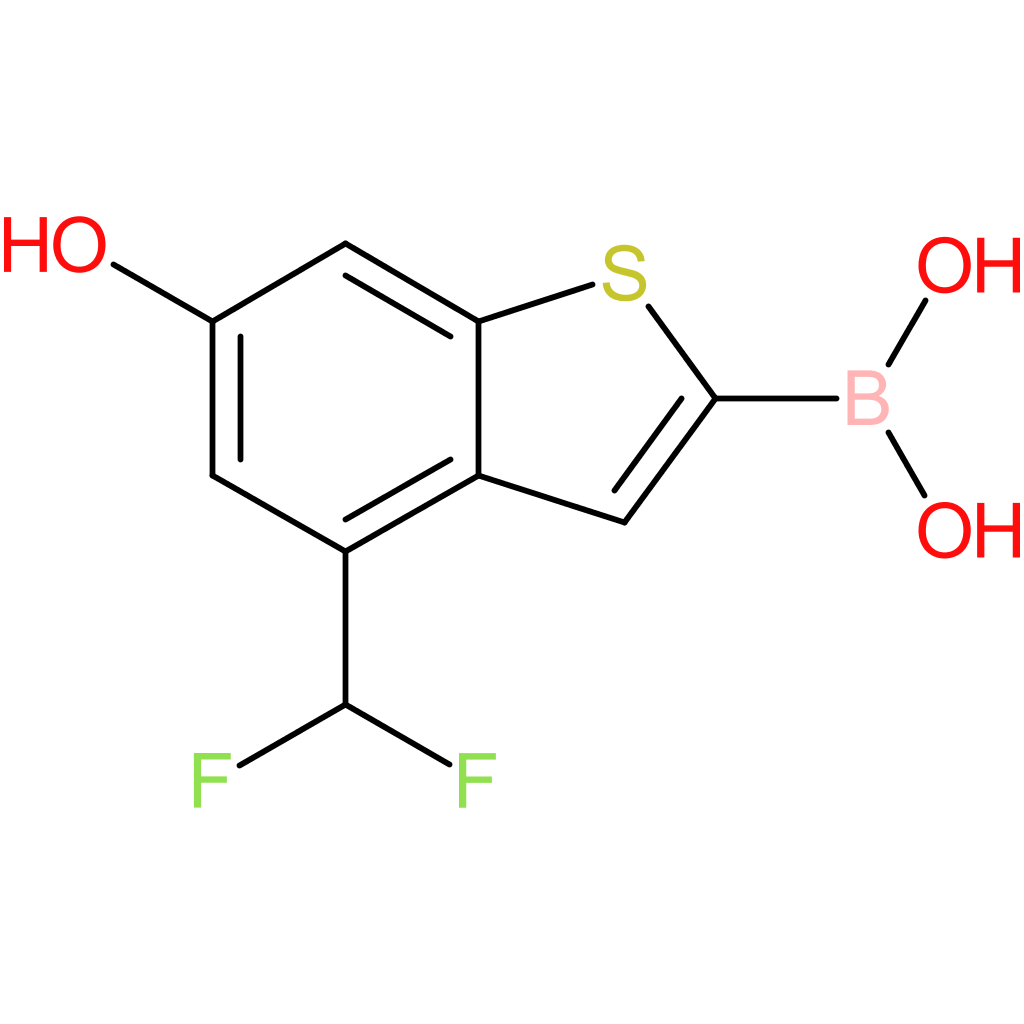 4-(difluoromethyl)-6-hydroxybenzothiophene-2-boronic acid
