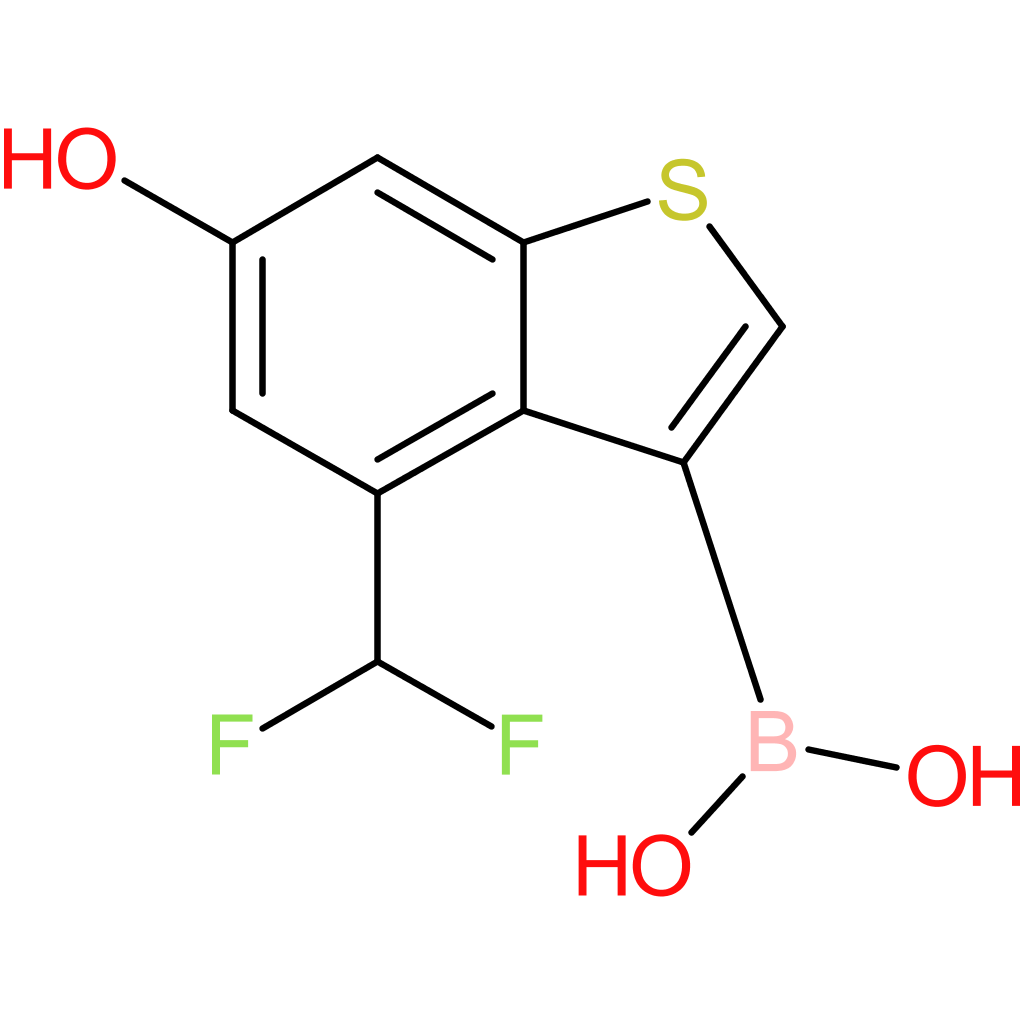 4-(difluoromethyl)-6-hydroxybenzothiophene-3-boronic acid