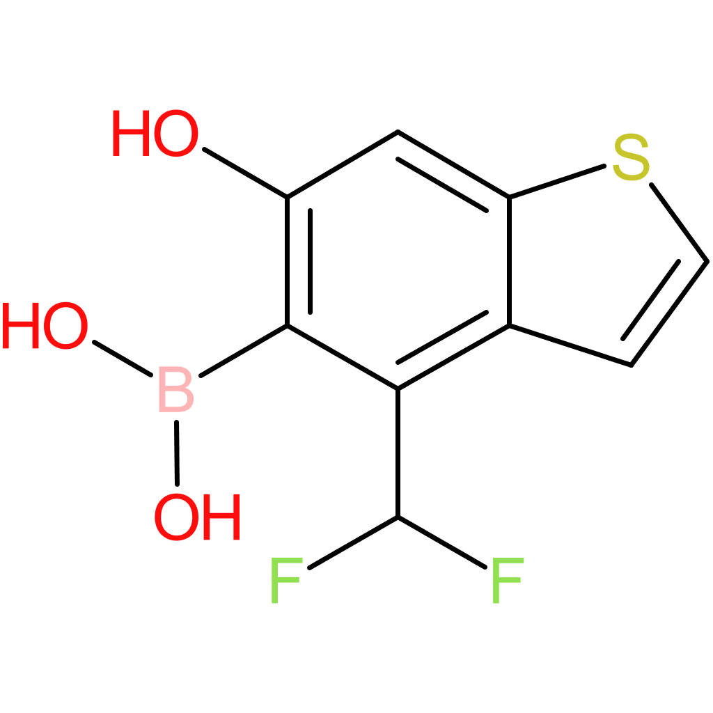 4-(difluoromethyl)-6-hydroxybenzothiophene-5-boronic acid