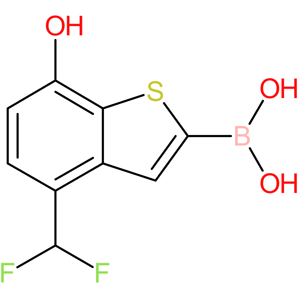 4-(difluoromethyl)-7-hydroxybenzothiophene-2-boronic acid