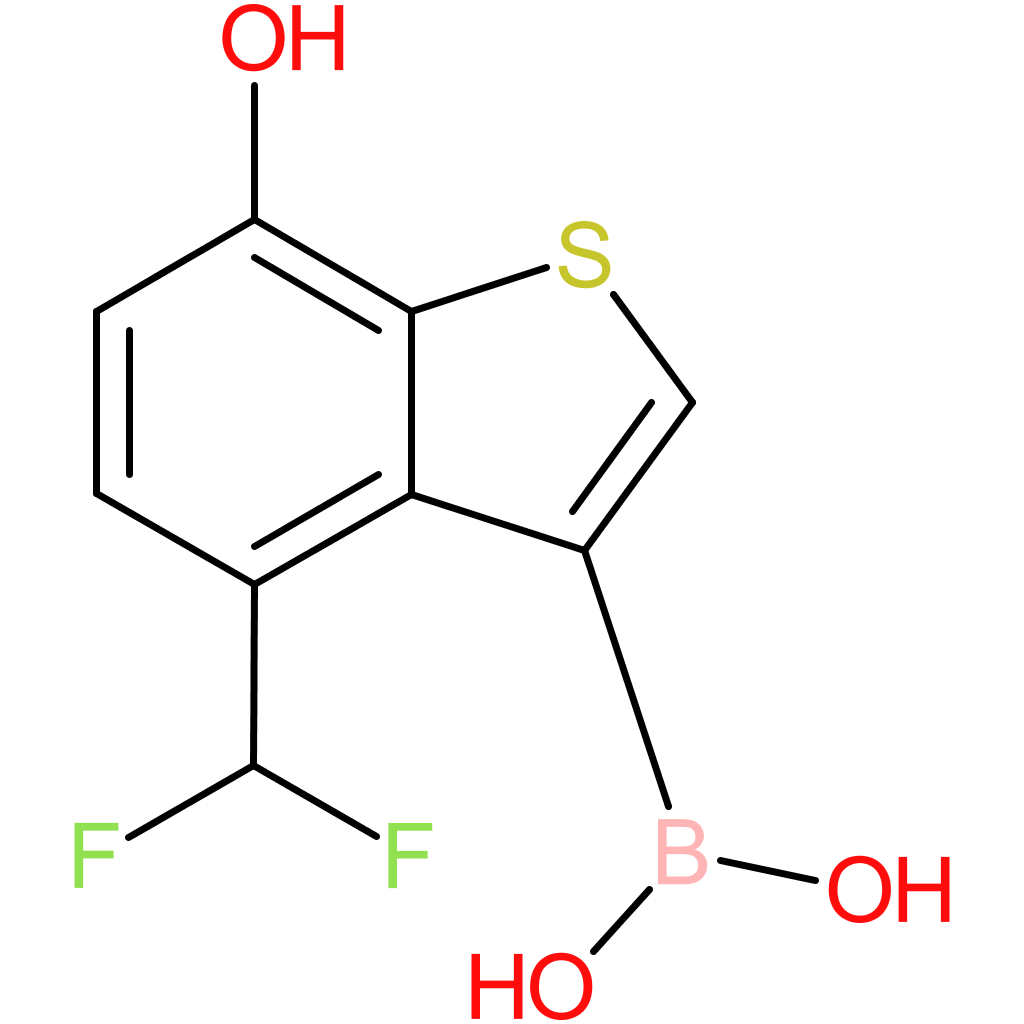 4-(difluoromethyl)-7-hydroxybenzothiophene-3-boronic acid