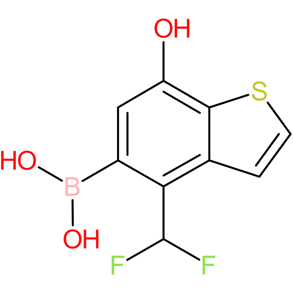 4-(difluoromethyl)-7-hydroxybenzothiophene-5-boronic acid