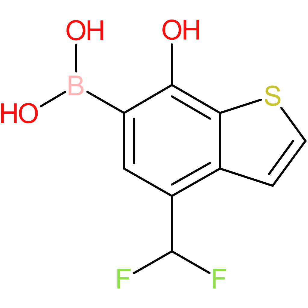 4-(difluoromethyl)-7-hydroxybenzothiophene-6-boronic acid