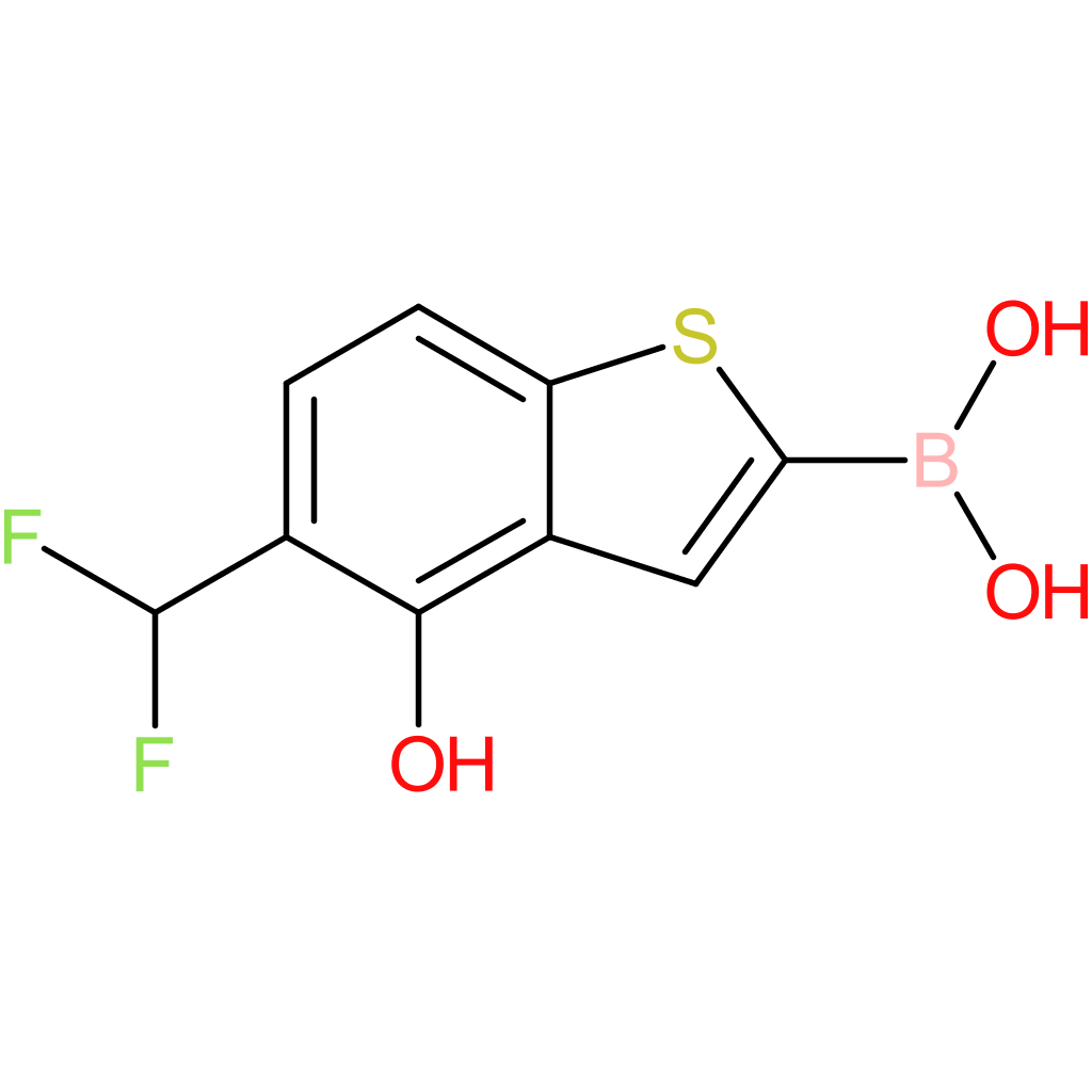 5-(difluoromethyl)-4-hydroxybenzothiophene-2-boronic acid