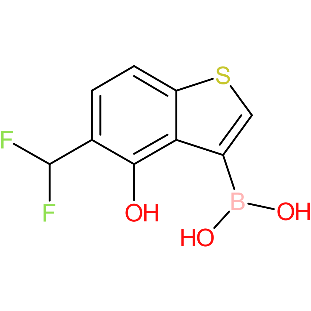 5-(difluoromethyl)-4-hydroxybenzothiophene-3-boronic acid
