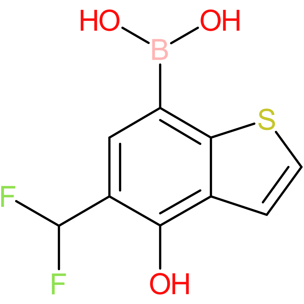 5-(difluoromethyl)-4-hydroxybenzothiophene-7-boronic acid