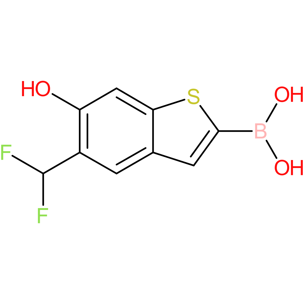 5-(difluoromethyl)-6-hydroxybenzothiophene-2-boronic acid