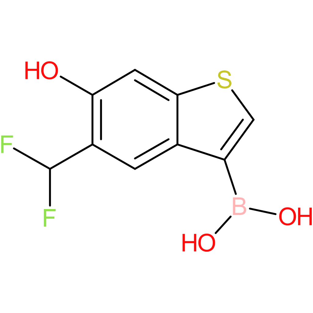 5-(difluoromethyl)-6-hydroxybenzothiophene-3-boronic acid