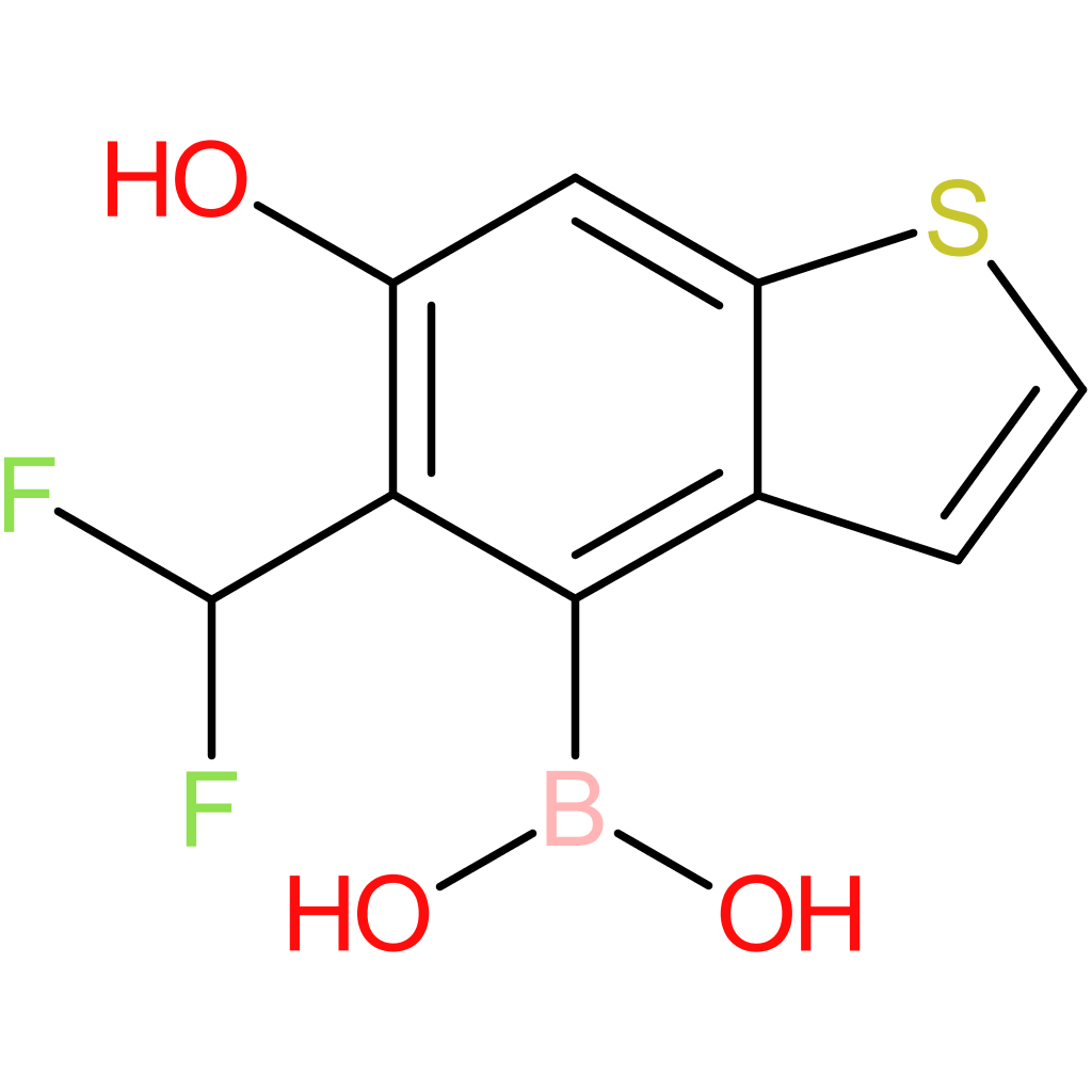 5-(difluoromethyl)-6-hydroxybenzothiophene-4-boronic acid