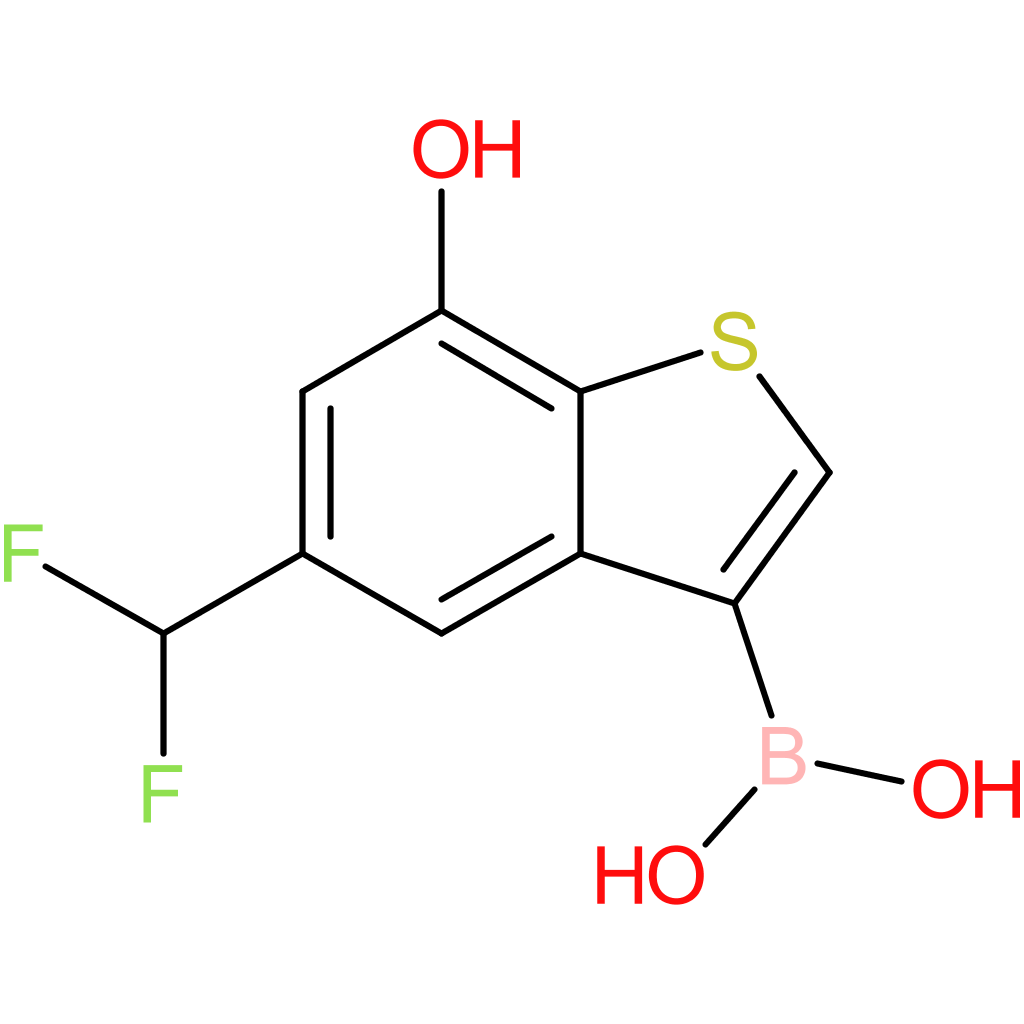 5-(difluoromethyl)-7-hydroxybenzothiophene-3-boronic acid