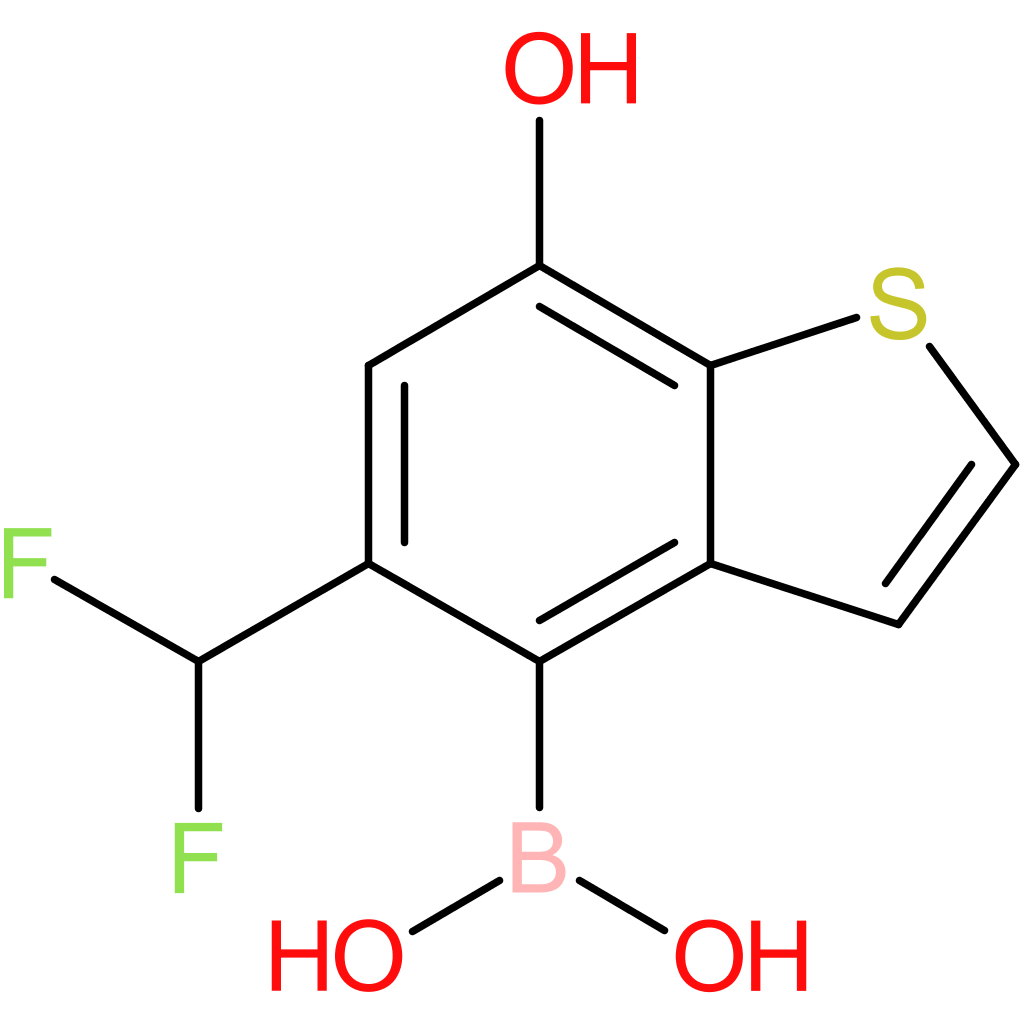 5-(difluoromethyl)-7-hydroxybenzothiophene-4-boronic acid