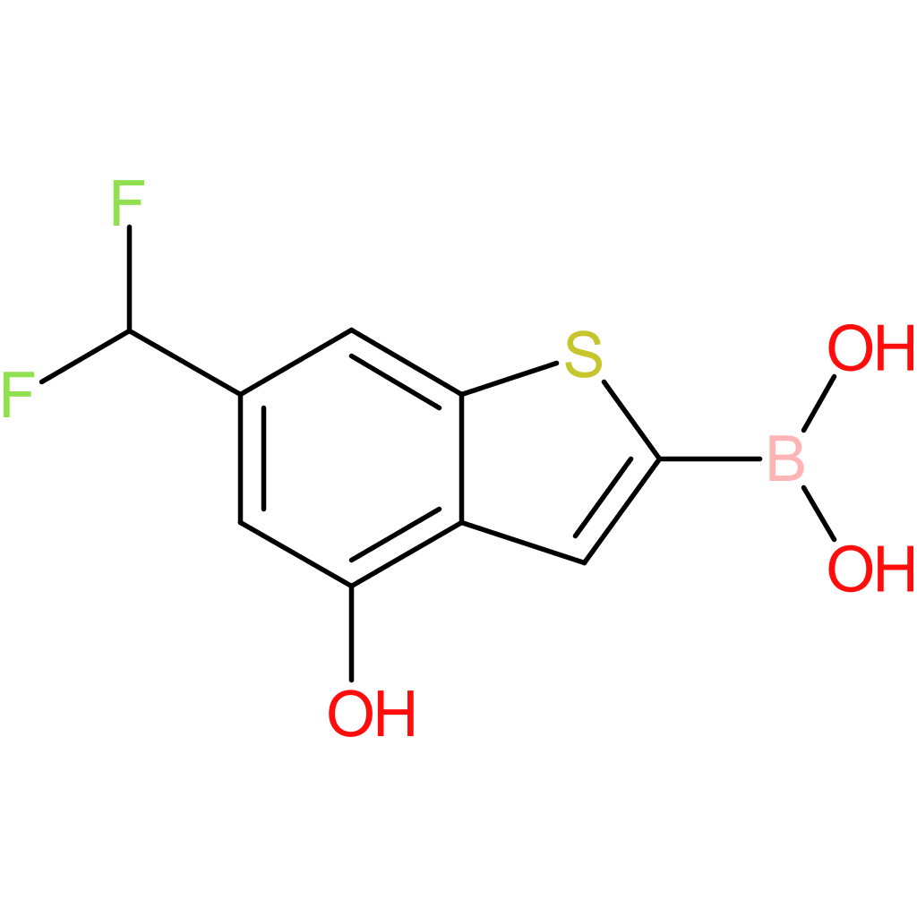 6-(difluoromethyl)-4-hydroxybenzothiophene-2-boronic acid