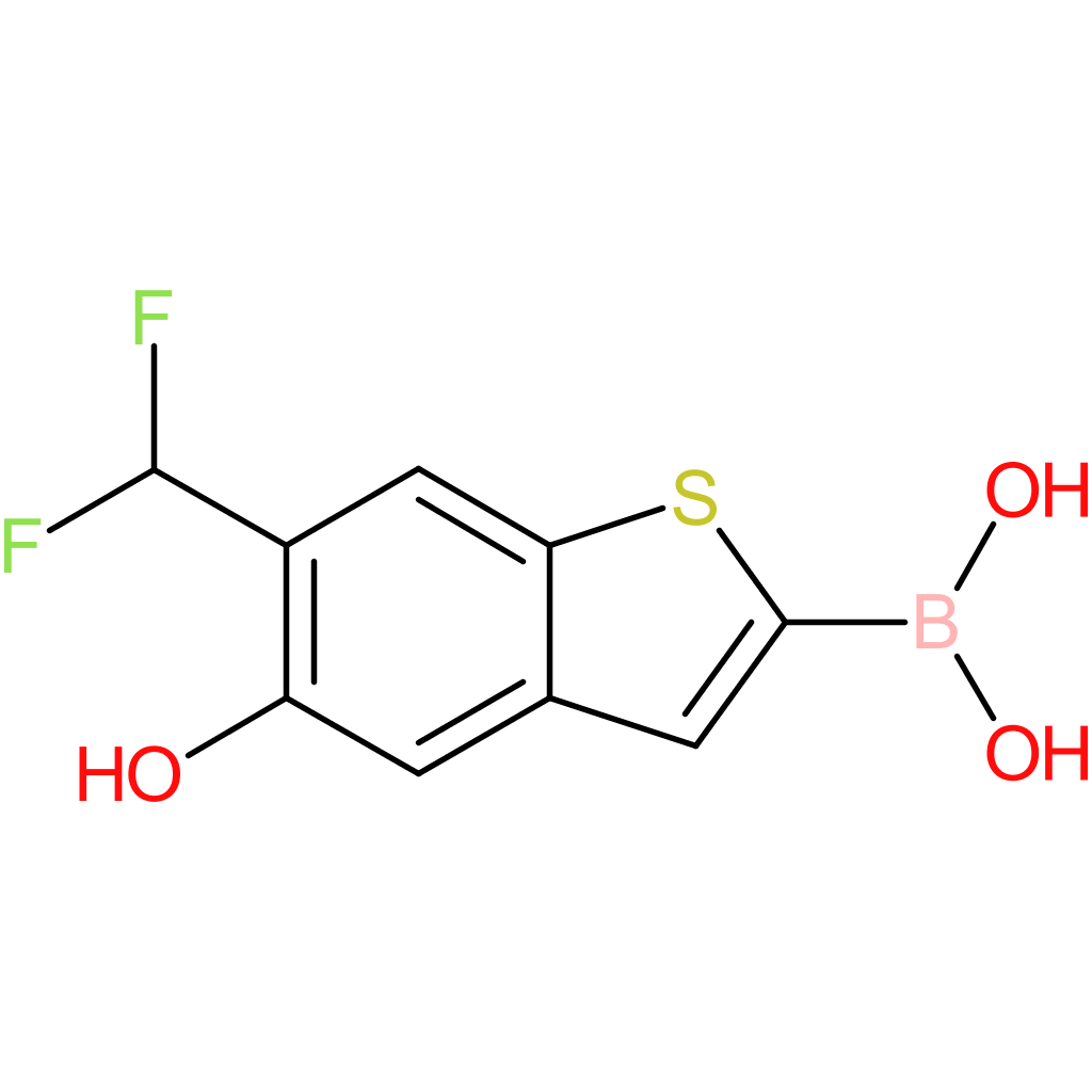 6-(difluoromethyl)-5-hydroxybenzothiophene-2-boronic acid