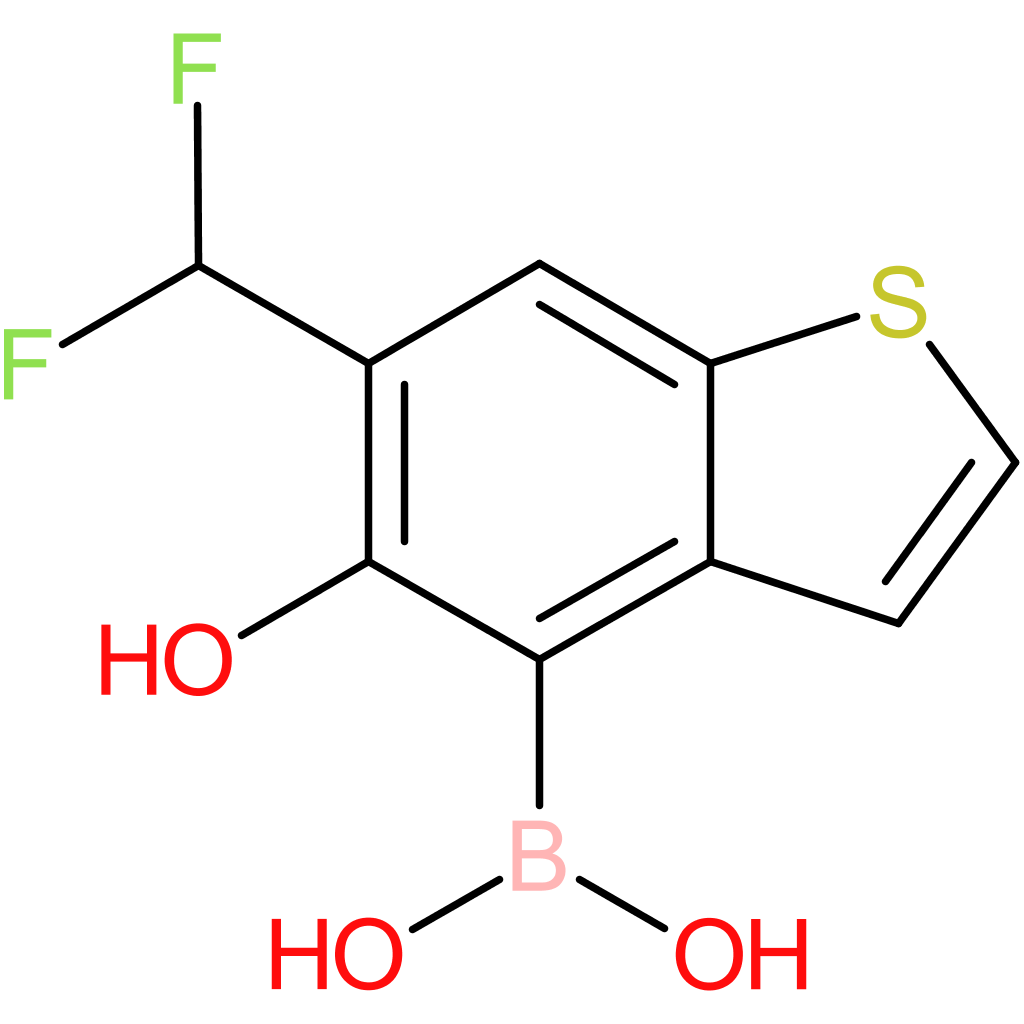 6-(difluoromethyl)-5-hydroxybenzothiophene-4-boronic acid