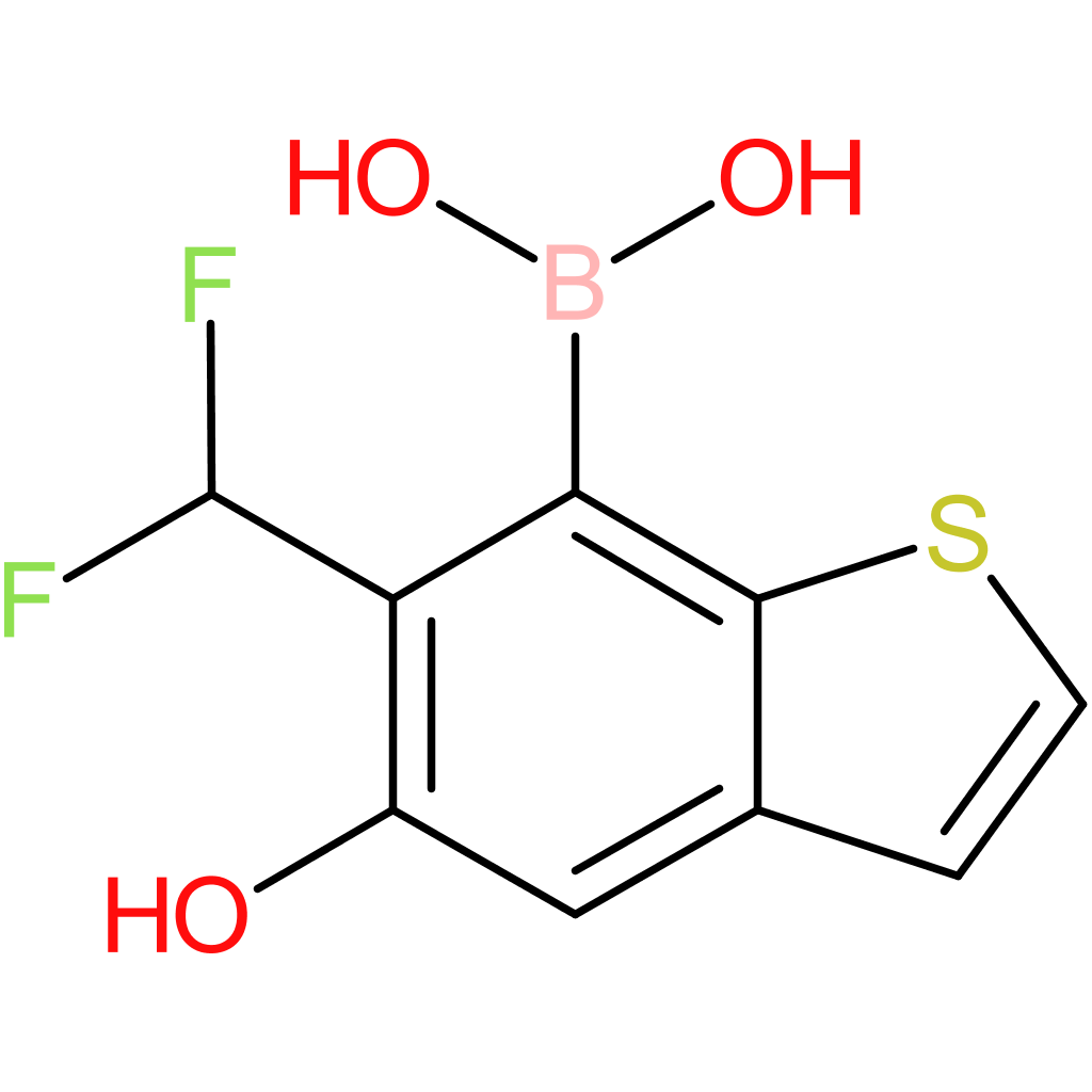 6-(difluoromethyl)-5-hydroxybenzothiophene-7-boronic acid