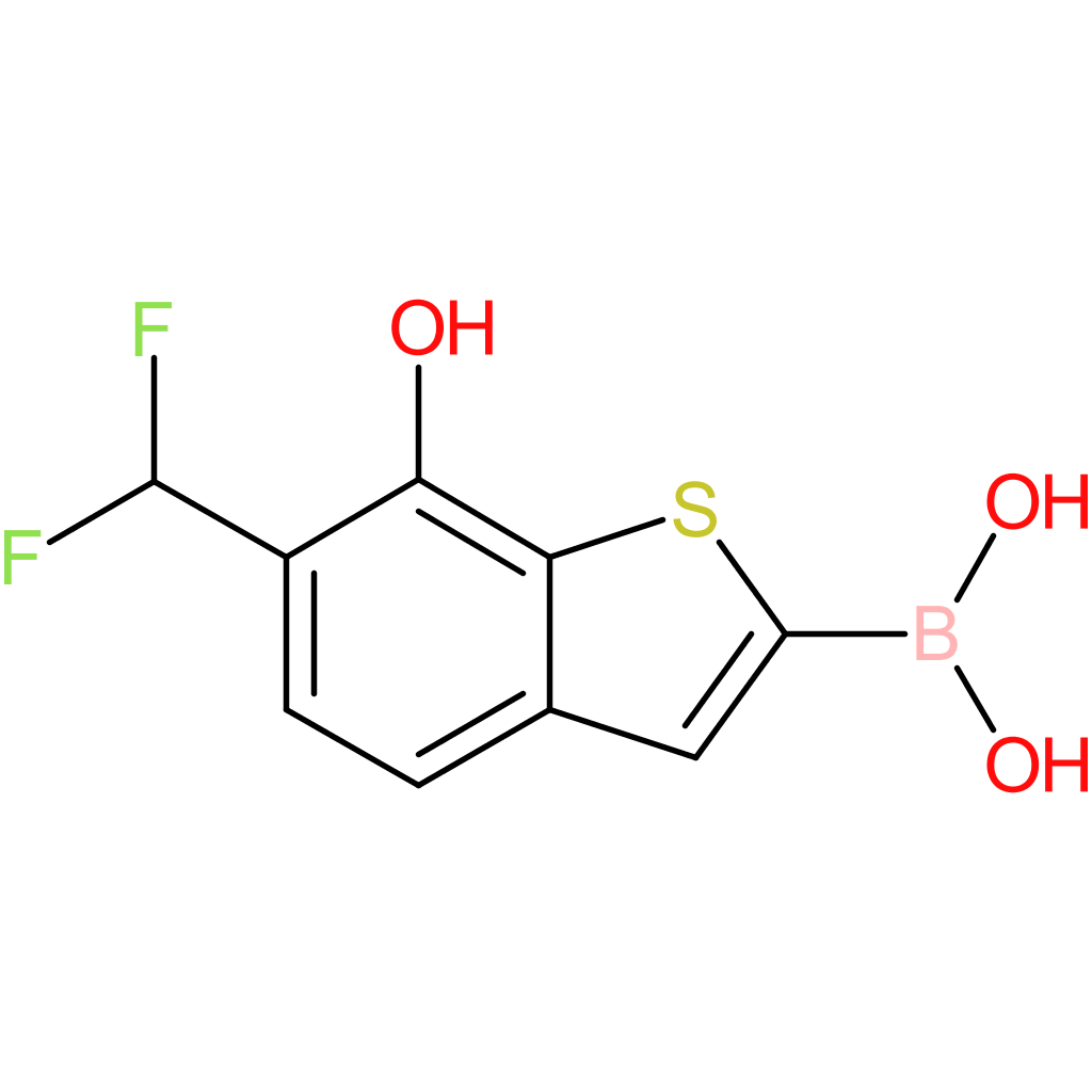 6-(difluoromethyl)-7-hydroxybenzothiophene-2-boronic acid