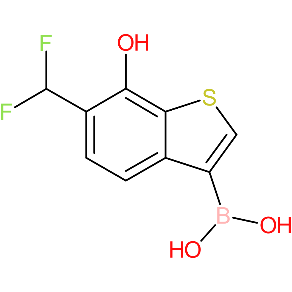 6-(difluoromethyl)-7-hydroxybenzothiophene-3-boronic acid