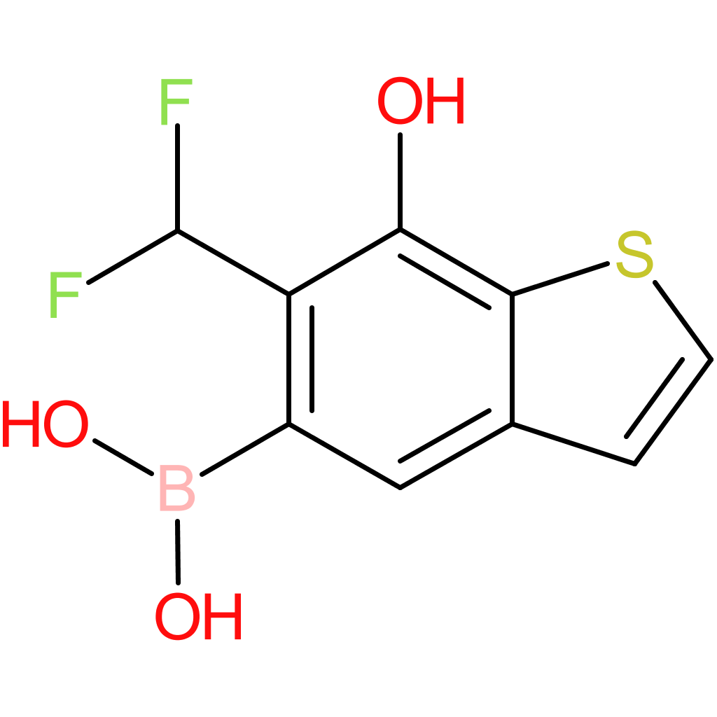 6-(difluoromethyl)-7-hydroxybenzothiophene-5-boronic acid