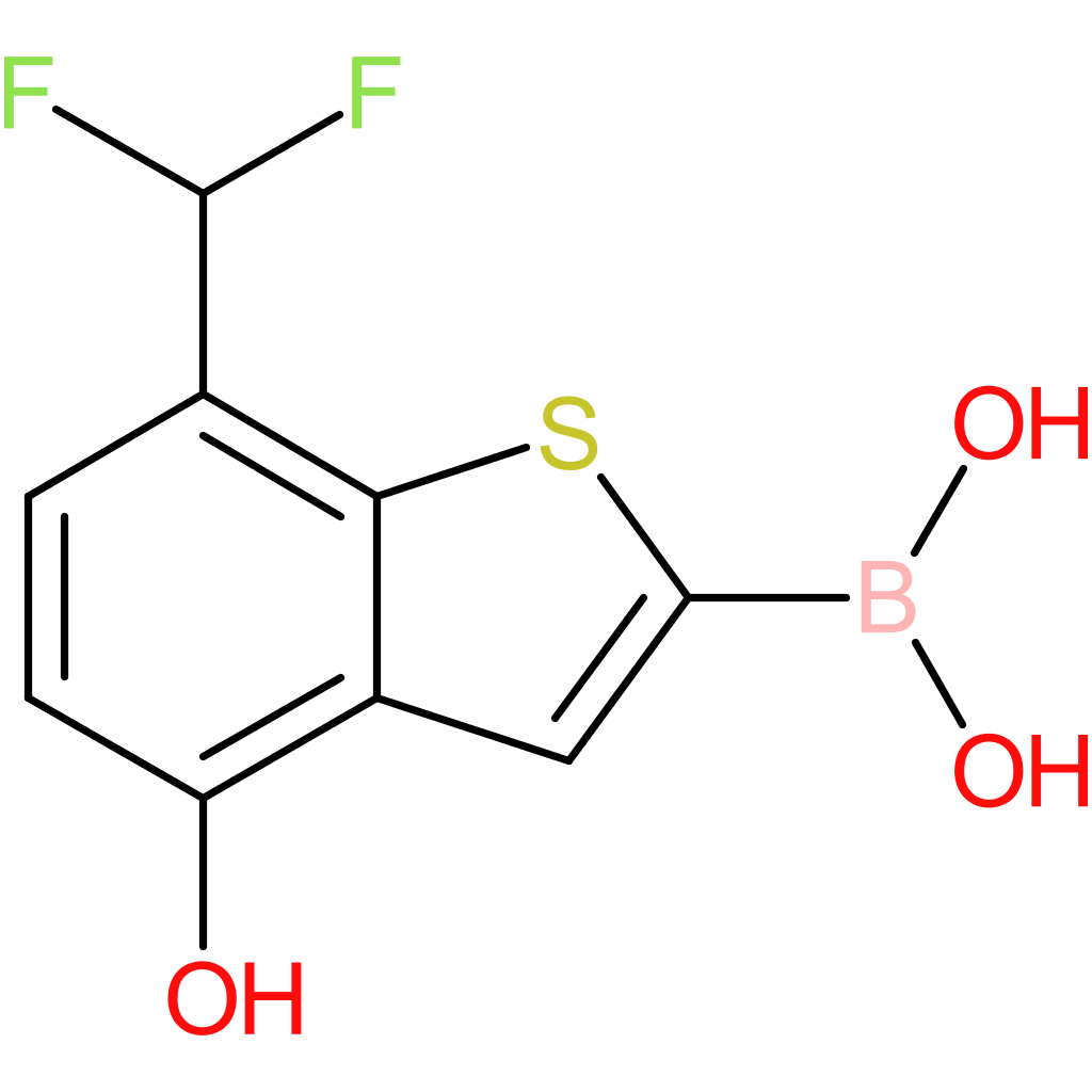 7-(difluoromethyl)-4-hydroxybenzothiophene-2-boronic acid